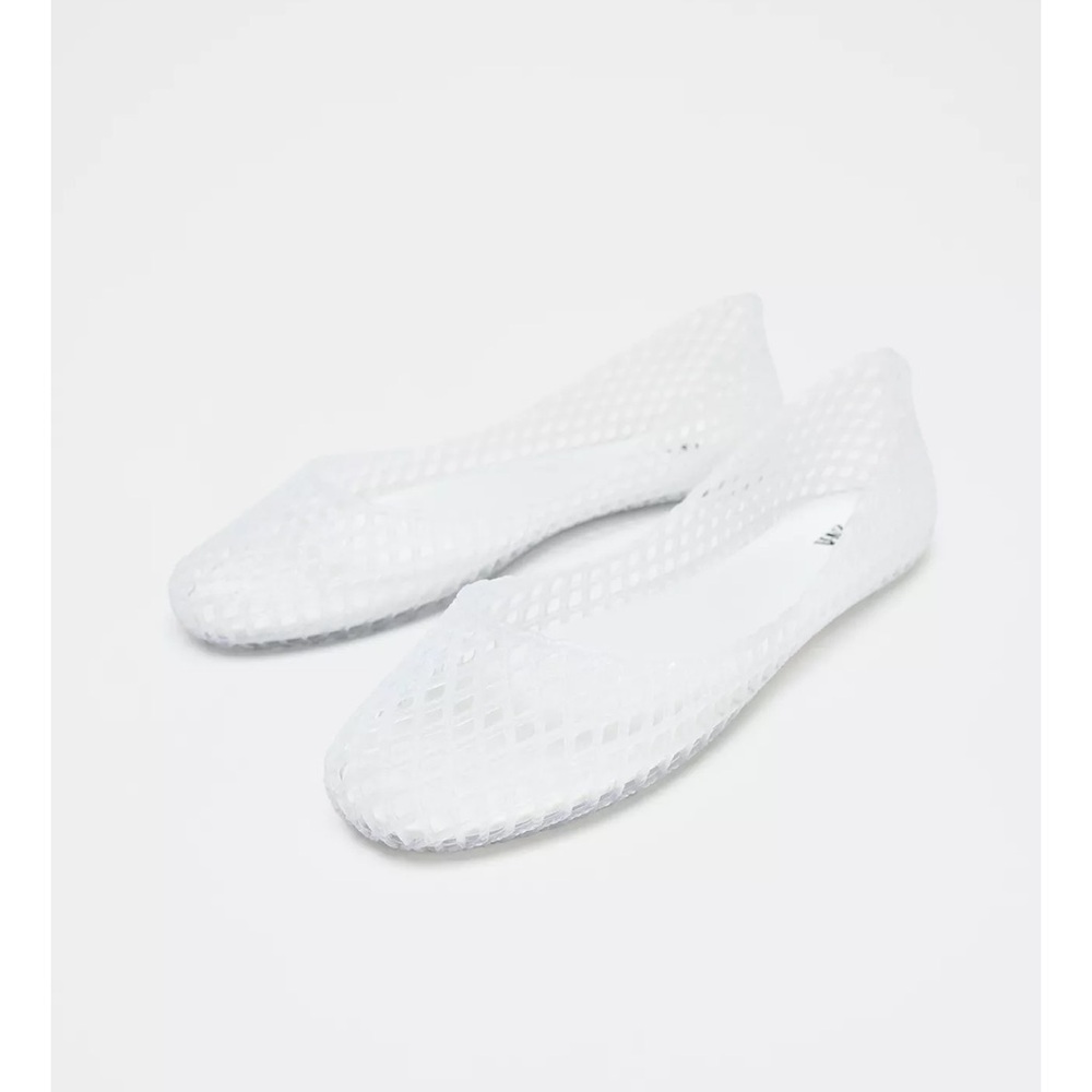 Zara Jelly Women's Ballet Flats — transparent color - Picture 3 of 6